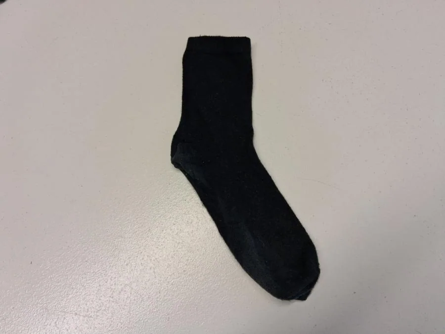 Eine einzelne Socke