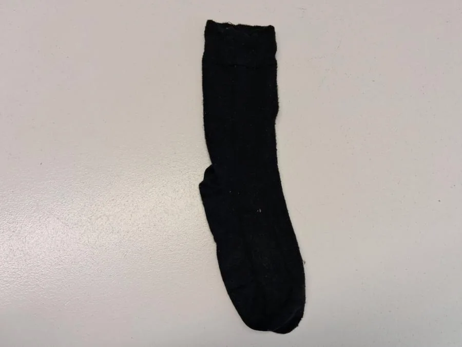 Eine einzelne Socke