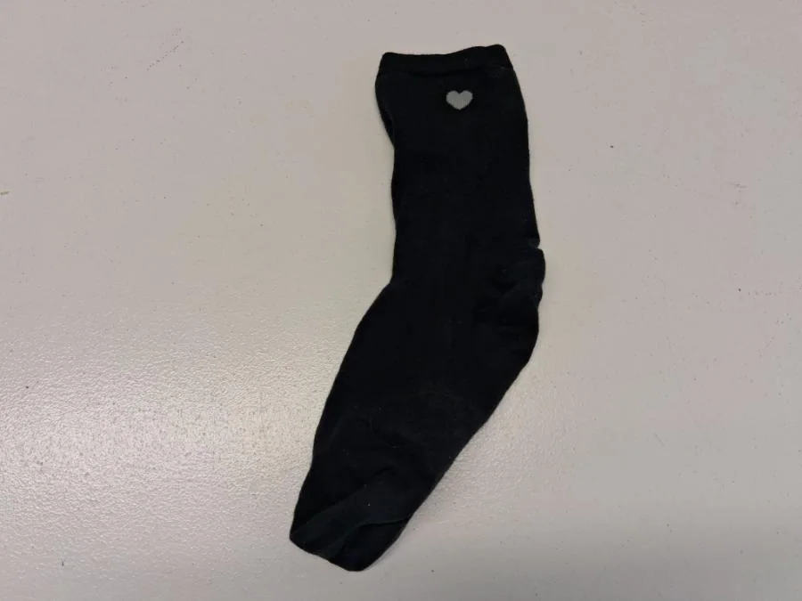 Eine einzelne Socke
