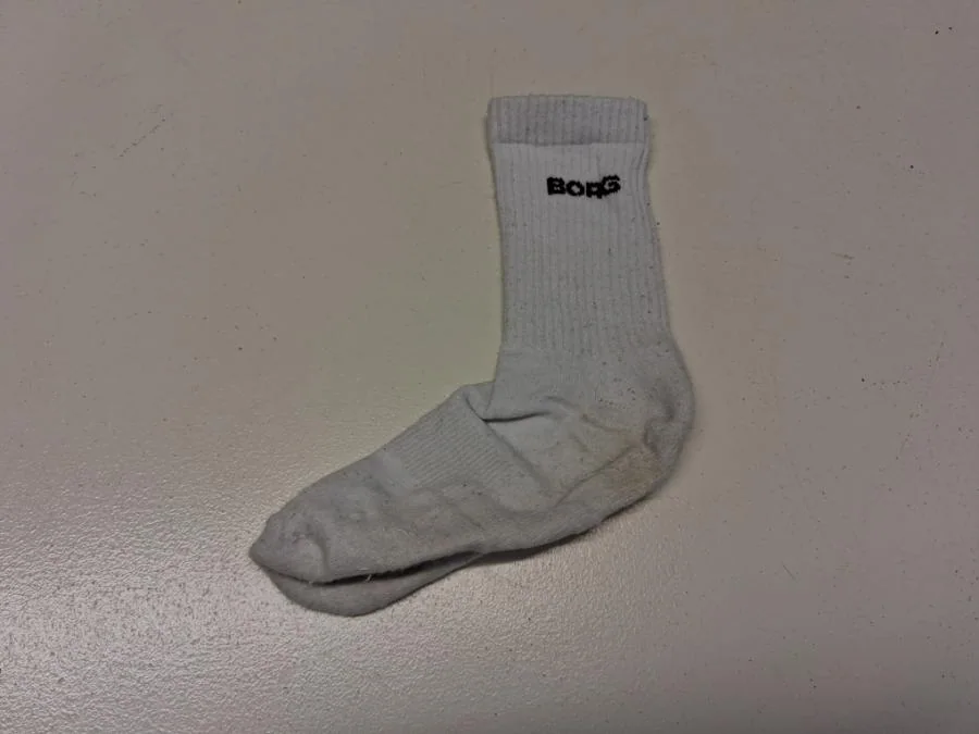 Eine einzelne Socke