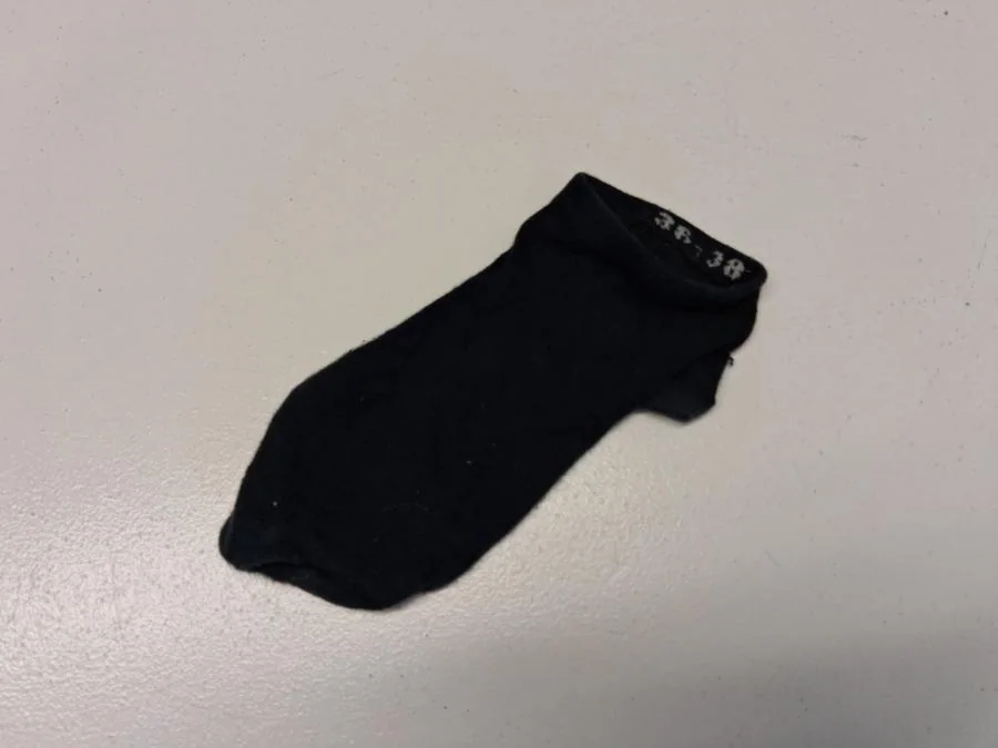 Eine einzelne Socke