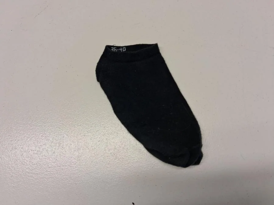 Eine einzelne Socke