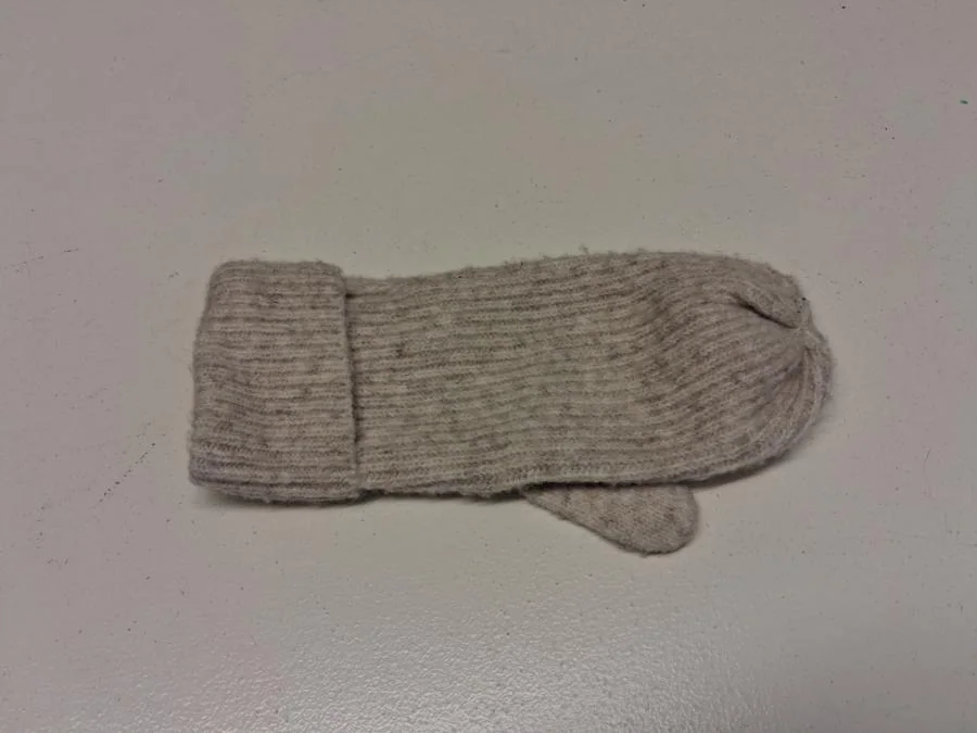 Ein einzelner Handschuh