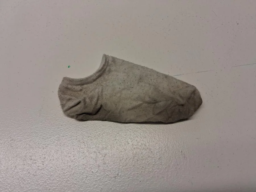 Eine einzelne Socke
