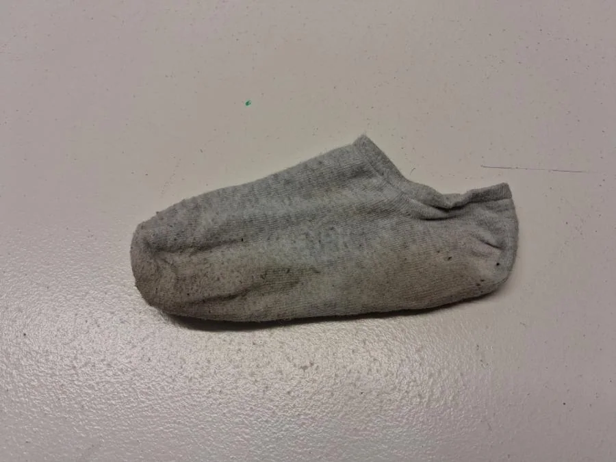 Eine einzelne Socke