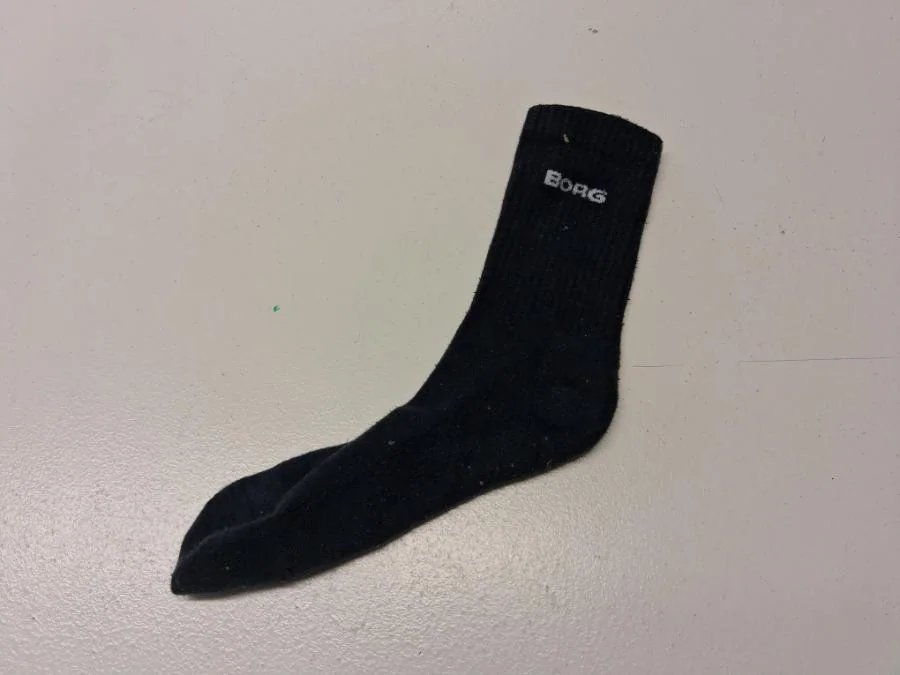 Eine einzelne Socke